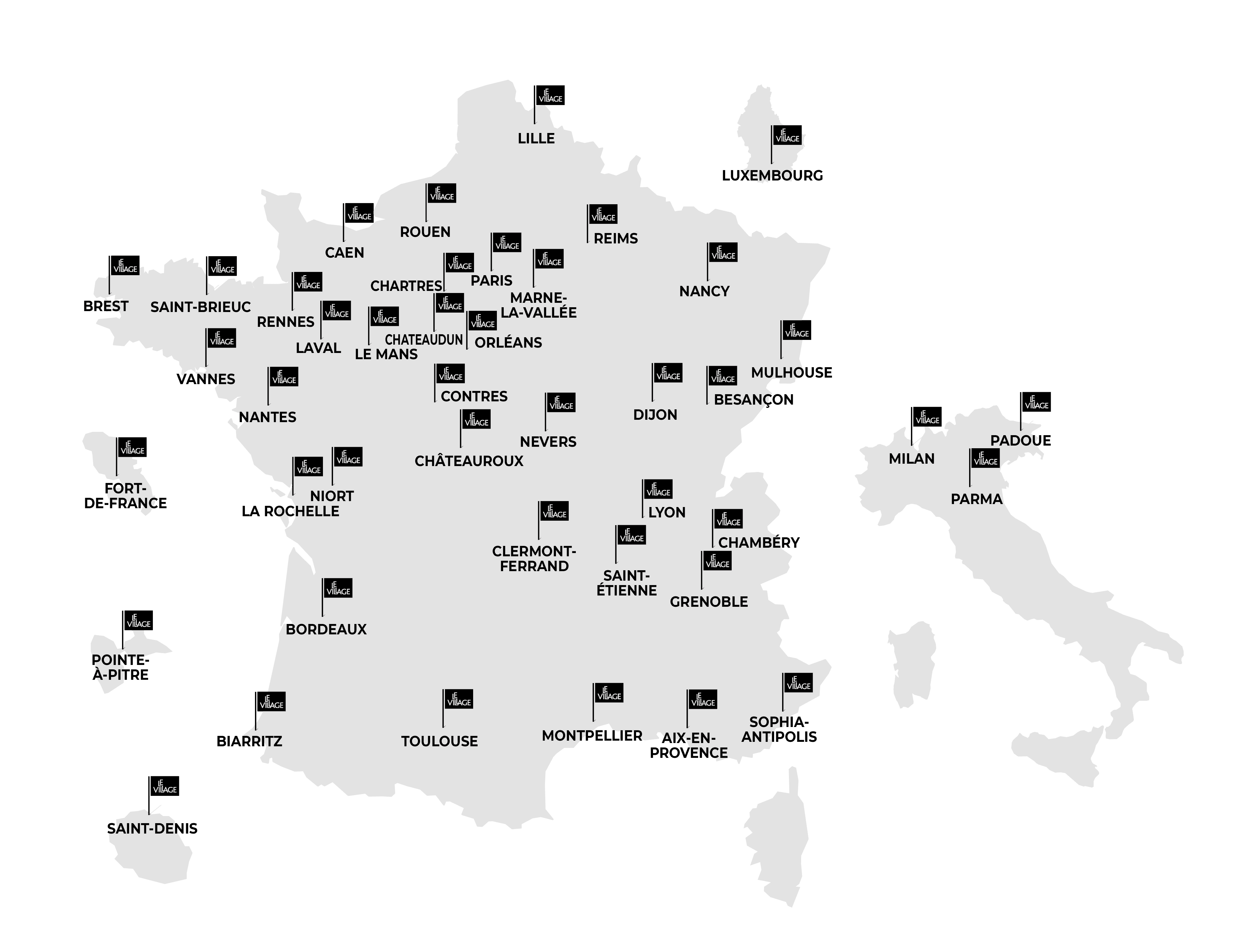 carte des Village by CA