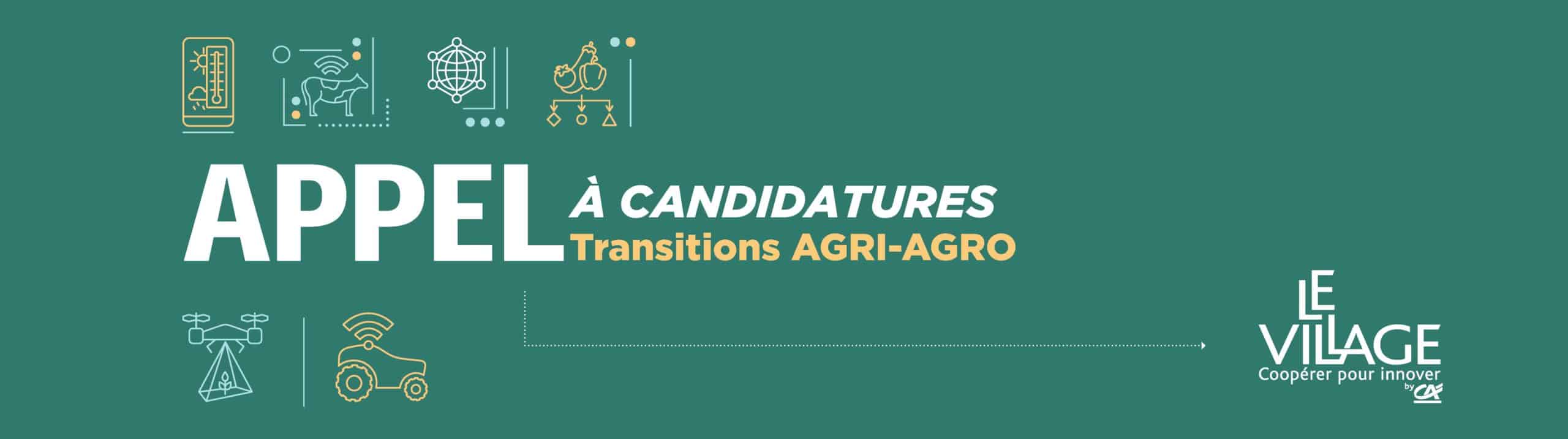 4 Villages by CA lancent un appel à candidatures commun sur les « Transitions Agri-Agro »